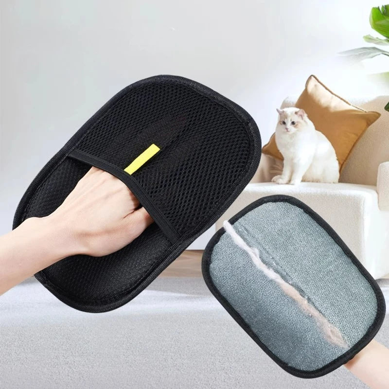 Pet Hair Remover Glove for Dogs & Cats – Reusable Electrostatic Washable Glove for Clothes, Furniture, Sofa & Carpet