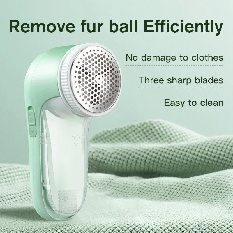 Electric Lint Remover & Fabric Shaver – USB Rechargeable Pilling Remover for Sweaters, Clothes & Blankets