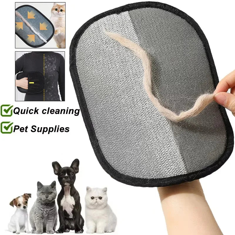 Pet Hair Remover Glove for Dogs & Cats – Reusable Electrostatic Washable Glove for Clothes, Furniture, Sofa & Carpet