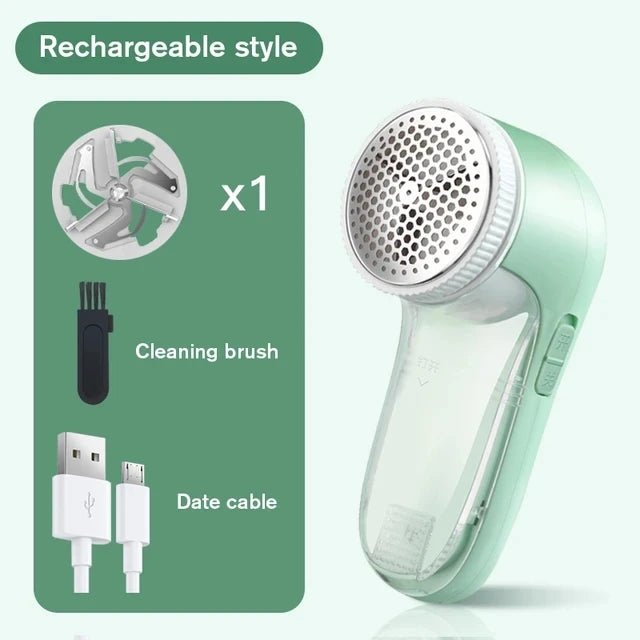 Electric Lint Remover & Fabric Shaver – USB Rechargeable Pilling Remover for Sweaters, Clothes & Blankets