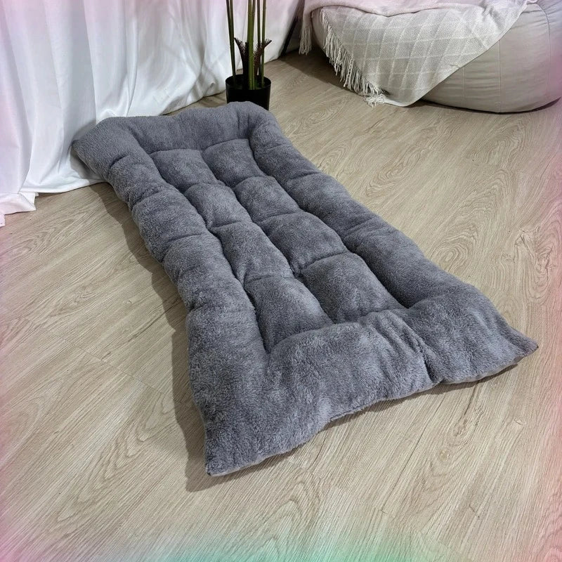 Extra Thick Calming Dog Bed Mat – Orthopedic Pressure-Relieving Plush Sleeping Pad for Large Breeds | Double-Sided | Anti-Anxiety | All Season