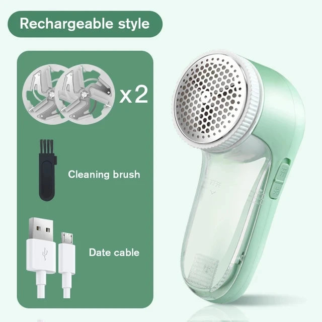Electric Lint Remover & Fabric Shaver – USB Rechargeable Pilling Remover for Sweaters, Clothes & Blankets