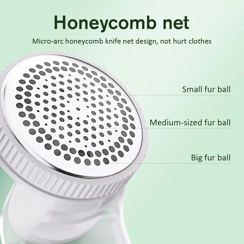 Electric Lint Remover & Fabric Shaver – USB Rechargeable Pilling Remover for Sweaters, Clothes & Blankets