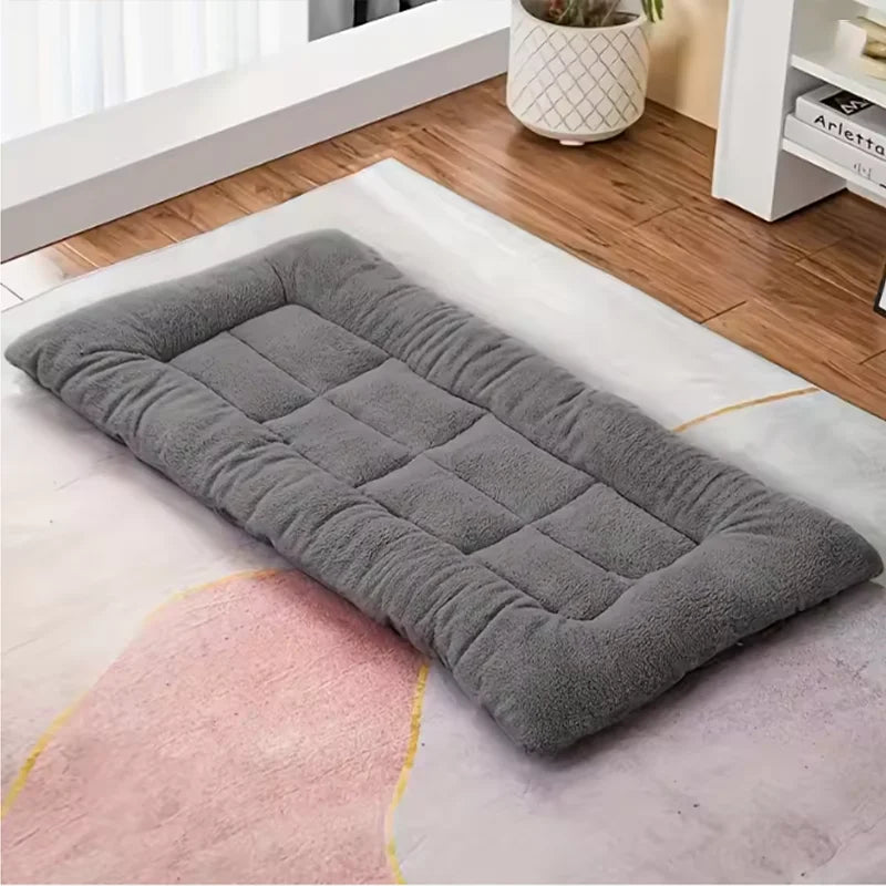 Extra Large Plush Dog Bed Mat – XL Fluffy Washable Non-Slip Sleeping Mat for Large Breed Dogs | Double-Sided | All Season | 120x60cm