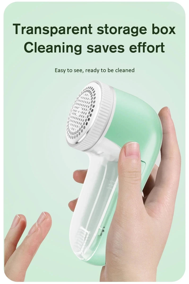 Electric Lint Remover & Fabric Shaver – USB Rechargeable Pilling Remover for Sweaters, Clothes & Blankets
