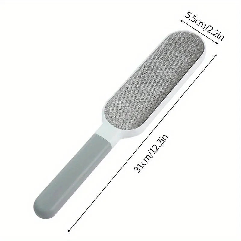 Double-Sided Pet Hair Remover Brush – Reusable Electrostatic Lint Brush for Clothes, Sofa, Furniture & Carpet | No Refills Needed 🔥