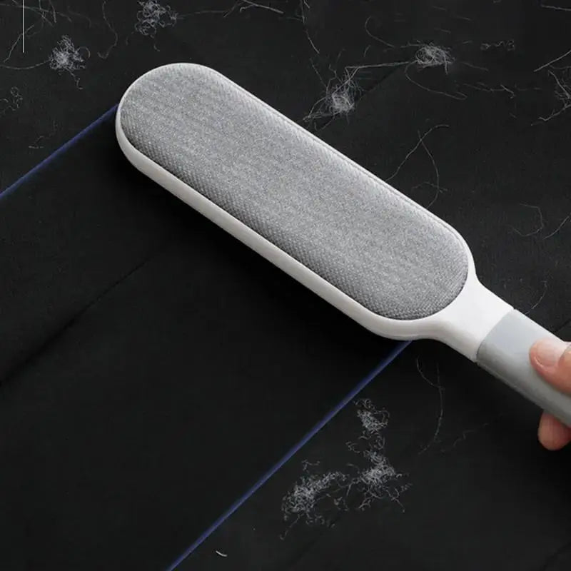 Double-Sided Pet Hair Remover Brush – Reusable Electrostatic Lint Brush for Clothes, Sofa, Furniture & Carpet | No Refills Needed 🔥