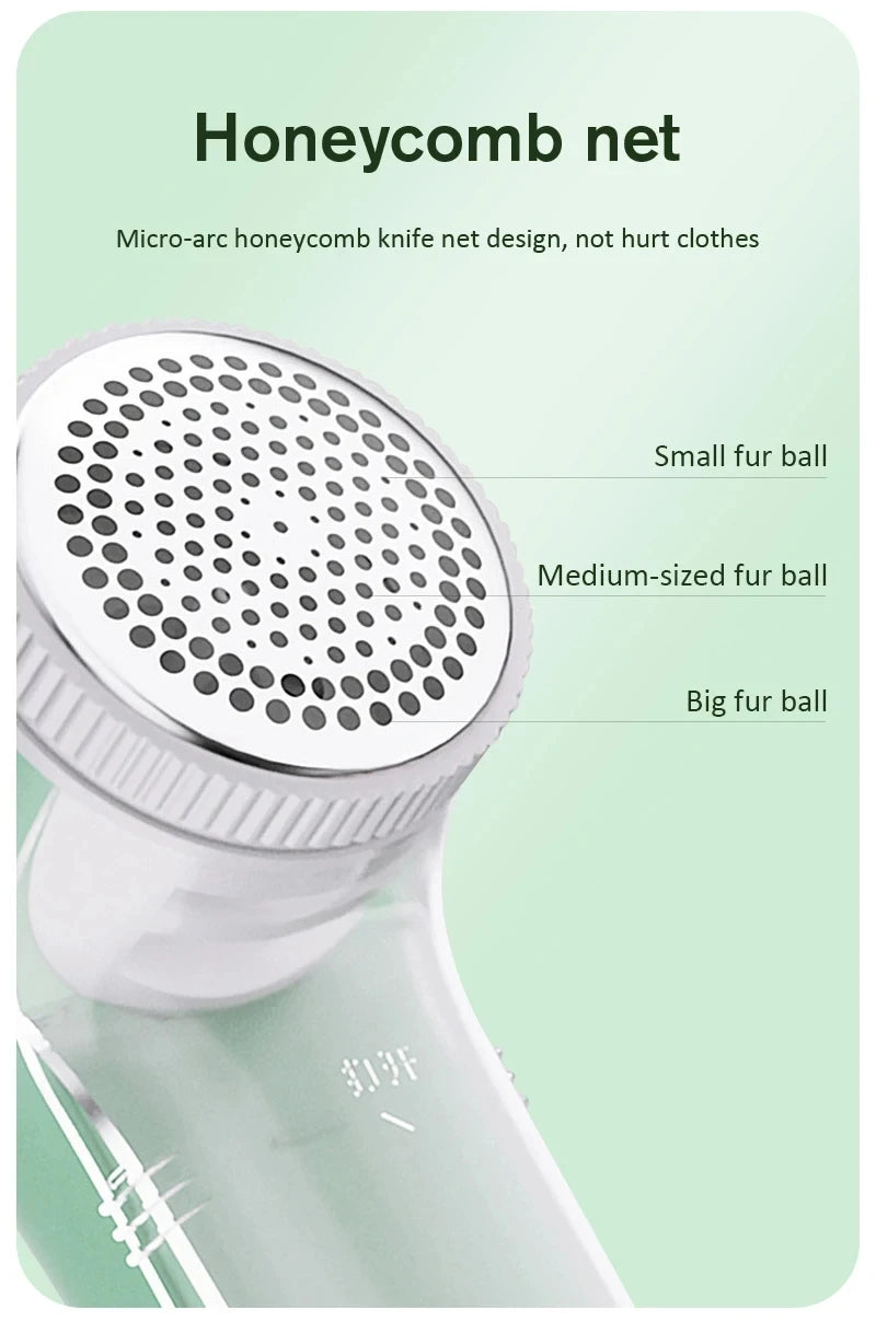Electric Lint Remover & Fabric Shaver – USB Rechargeable Pilling Remover for Sweaters, Clothes & Blankets