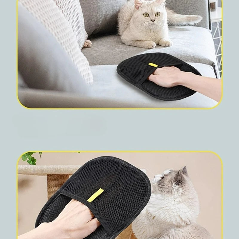 Pet Hair Remover Glove for Dogs & Cats – Reusable Electrostatic Washable Glove for Clothes, Furniture, Sofa & Carpet