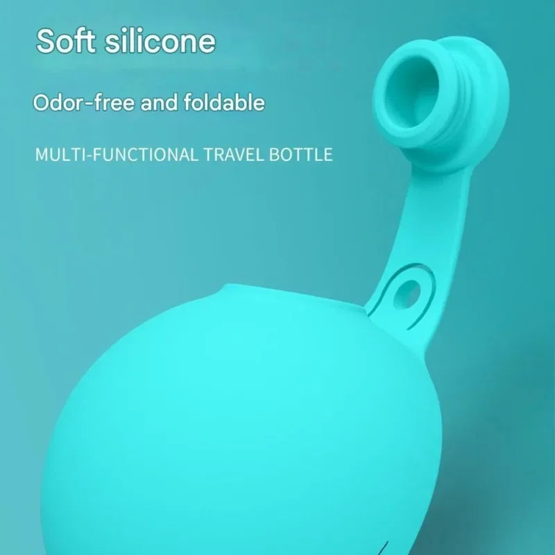 2-in-1 Portable Dog Water Bottle – 285ml Stainless Steel Leak-Proof Pet Travel Bottle with Foldable Silicone Bowl | One-Hand Use | Walking & Hiking