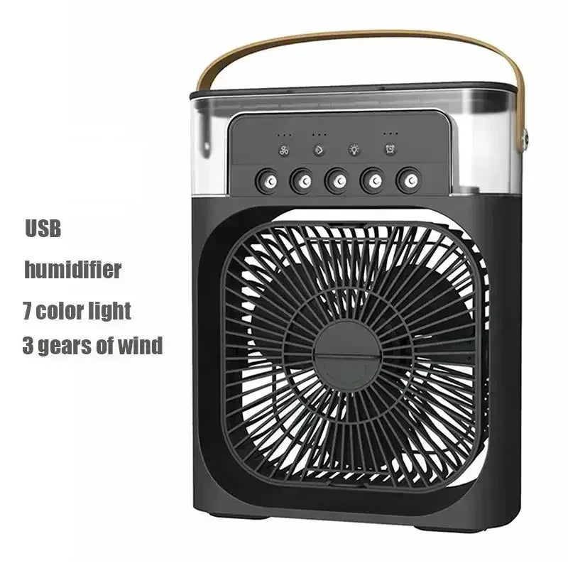 3-in-1 Portable Air Cooler – Silent Desktop Fan & Humidifier for Summer Relief